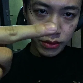 🖕 emoji BLOOWATAFAK Telegram sticker 7 of 18