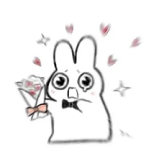 🌹 emoji 乖離core(⁠ ⁠╹⁠▽⁠╹⁠ ⁠) Telegram sticker 20 of 60