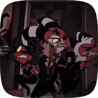 🔥 emoji Helluva boss🔥//by @OyishaNyask Telegram sticker 12 of 50