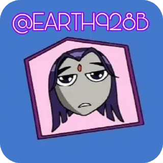 😟 emoji Raven • @Earth928B Telegram sticker 5 of 50