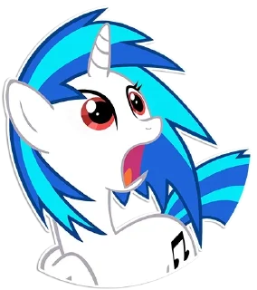 😳 emoji Vinyl Scratch ➩ @Earth928B Telegram sticker 10 of 20