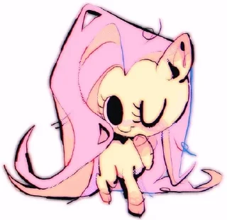 🌟 emoji ♪♡Флаттершай♡♪ Telegram sticker 17 of 74