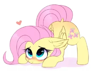 🌟 emoji ♪♡Флаттершай♡♪ Telegram sticker 10 of 74