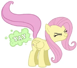 🌟 emoji ♪♡Флаттершай♡♪ Telegram sticker 8 of 74
