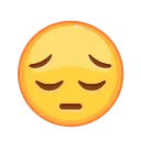 😔 emoji Emoji (@TgSticker) Telegram sticker 17 of 50