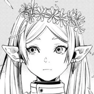 🌸 emoji Фрирен ест моё печенье ➡️ @Ctikerubot Telegram sticker 15 of 66