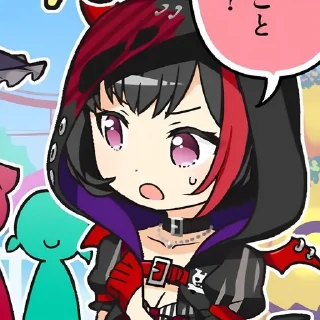 😣 emoji Mitake Ran @fiveforstickers Telegram sticker 5 of 35