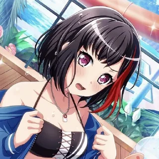 😟 emoji Mitake Ran @fiveforstickers Telegram sticker 12 of 35