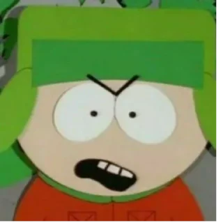 😧 emoji South Park Telegram sticker 7 of 120