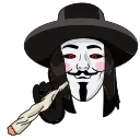 😏 emoji Vendetta от @RoyalDNOBOT Telegram sticker 11 of 17