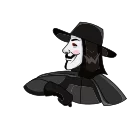 🕷 emoji Vendetta от @RoyalDNOBOT Telegram sticker 6 of 17
