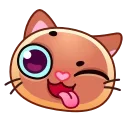 😜 emoji Meow Emoji -> @TgSticker Telegram sticker 8 of 40