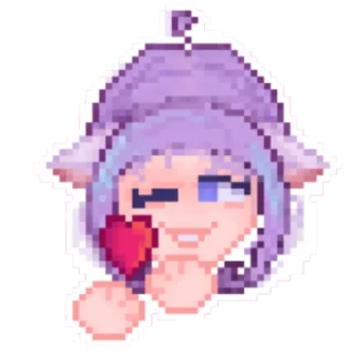 😘 emoji Пиксель U.L.E.Y Telegram sticker 16 of 31