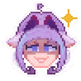 😈 emoji Пиксель U.L.E.Y Telegram sticker 6 of 31