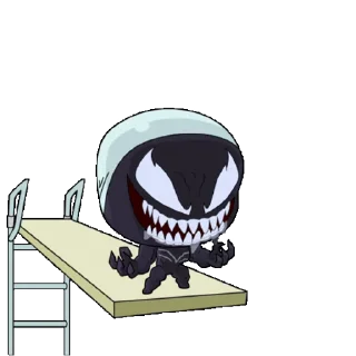 🏊 emoji Venom @stickerstgrm Telegram sticker 6 of 35