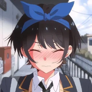 😟 emoji Девушка на час @anime_stickerr Telegram sticker 18 of 25