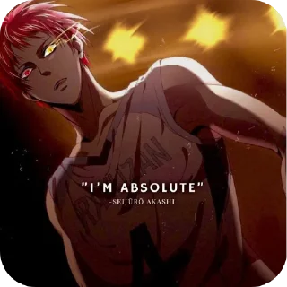 Sticker from Seijuro Akashi