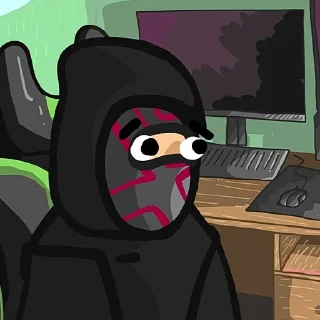 😮‍💨 emoji Obsidian time Telegram sticker 15 of 99