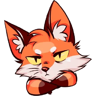 😡 emoji Fox Telegram sticker 19 of 43