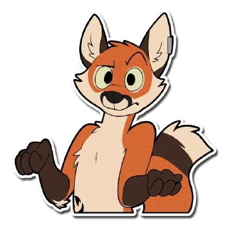 🤷‍♂ emoji Fox Telegram sticker 7 of 44