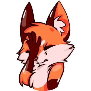 🤦‍♂️ emoji Fox Telegram sticker 23 of 43