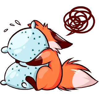 😭 emoji Fox Telegram sticker 24 of 43