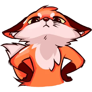 😤 emoji Fox Telegram sticker 17 of 43