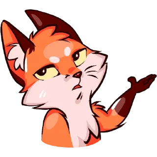 🙄 emoji Fox Telegram sticker 18 of 43