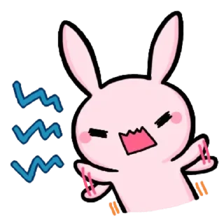 🐰 emoji Ayu🐰 @bronya3112 Telegram sticker 23 of 71