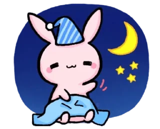 🐰 emoji Ayu🐰 @bronya3112 Telegram sticker 8 of 71