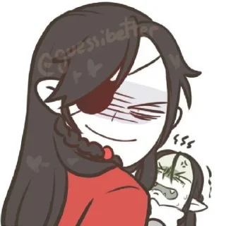 😈 emoji Благословение небожителей ᐠ( ᐛ )ᐟ Telegram sticker 17 of 38