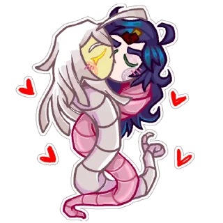 🫀 emoji Gary the tapeworm @ewwwabug Telegram sticker 5 of 71
