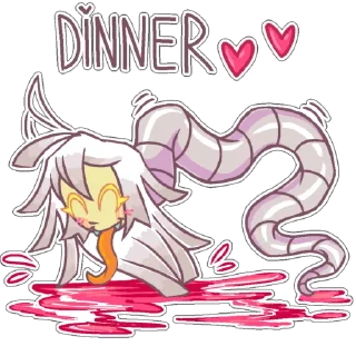 😝 emoji Gary the tapeworm @ewwwabug Telegram sticker 21 of 71