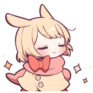 Sticker from Сладкий зайчик 3 @Nyasticks