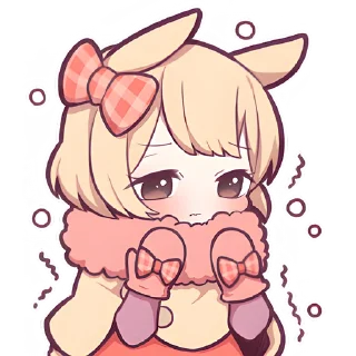 Sticker from Сладкий зайчик 3 @Nyasticks