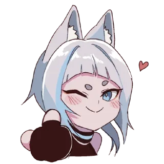 🖕 emoji KITA-CHAN Telegram sticker 6 of 17
