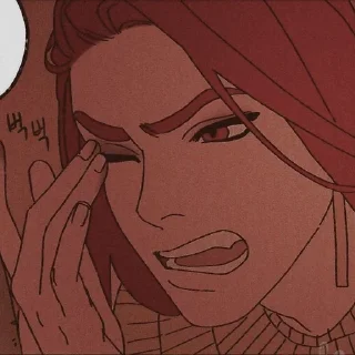 😡 emoji orange gay Telegram sticker 9 of 14