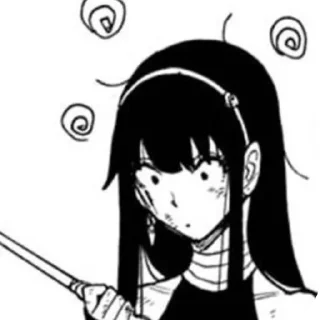 😦 emoji Yor Forger Telegram sticker 19 of 27