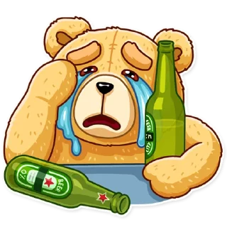 😭 emoji Ted Telegram sticker 13 of 25