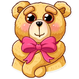 🎀 emoji Ted Telegram sticker 21 of 25