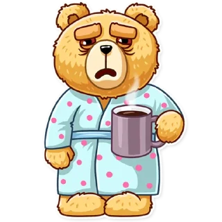 ☕️ emoji Ted Telegram sticker 18 of 25