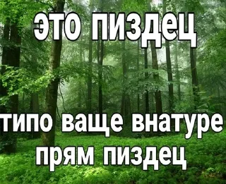Sticker from природа ахуенная