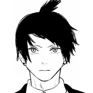 😐 emoji AKI HAYAKAWA @anime_sticks Telegram sticker 16 of 45
