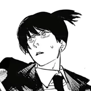 😓 emoji AKI HAYAKAWA @anime_sticks Telegram sticker 2 of 45