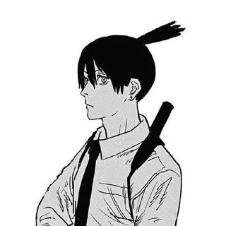 😐 emoji AKI HAYAKAWA @anime_sticks Telegram sticker 17 of 45