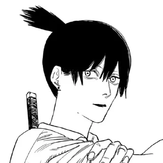 💪 emoji AKI HAYAKAWA @anime_sticks Telegram sticker 5 of 45