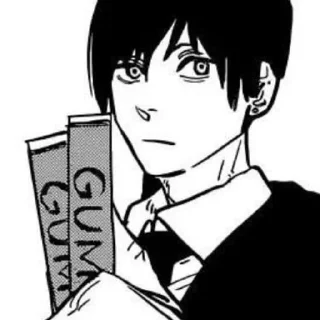 ☠ emoji AKI HAYAKAWA @anime_sticks Telegram sticker 6 of 45