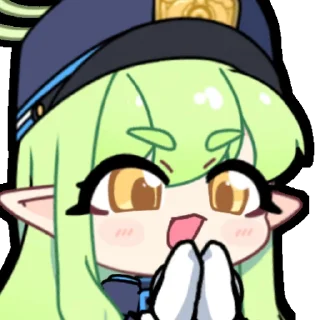 😭 emoji Hikari And Nozomi chibi ver. Telegram sticker 8 of 39
