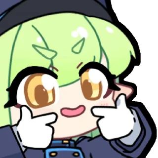 😎 emoji Hikari And Nozomi chibi ver. Telegram sticker 2 of 39