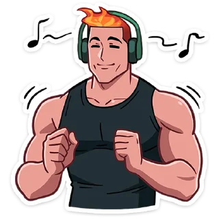 🎧 emoji Каспер от @TgSticker Telegram sticker 10 of 49